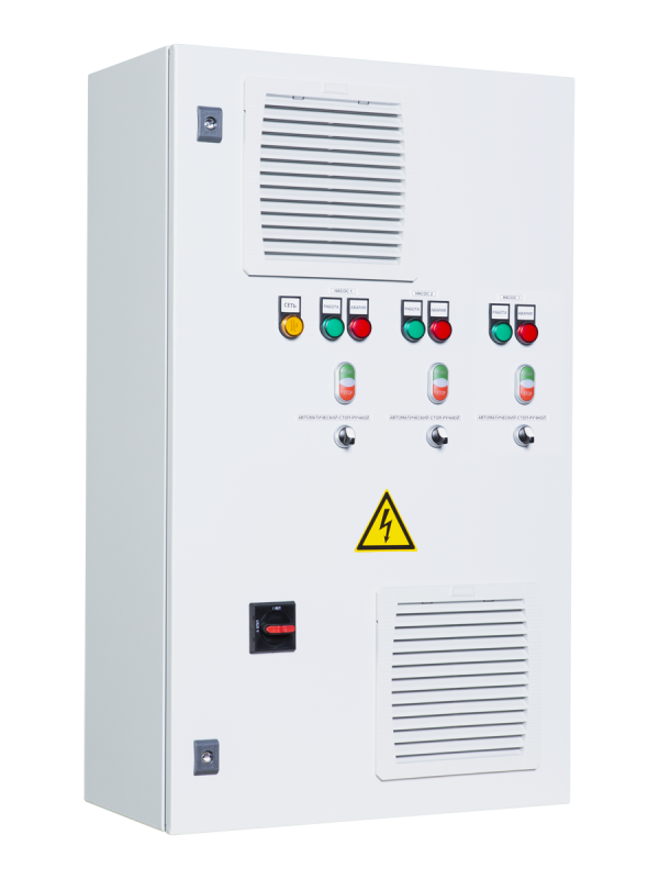 Шкафы управления АЛЬФАУМ АЛМ-ШУН 2 насосами с ПЧ на каждый электродвигатель, 15 - 55кВт